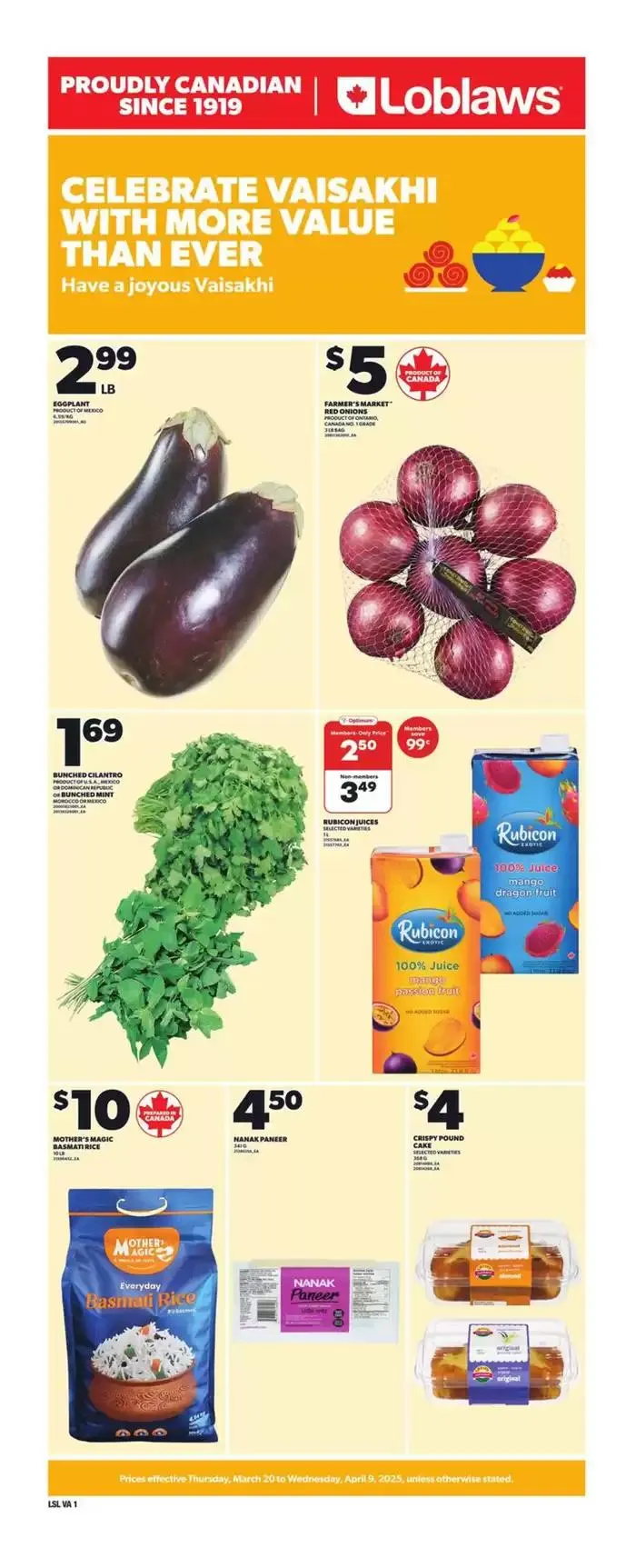 General Merchandise from March 20 to April 9 2025 - flyer page 1