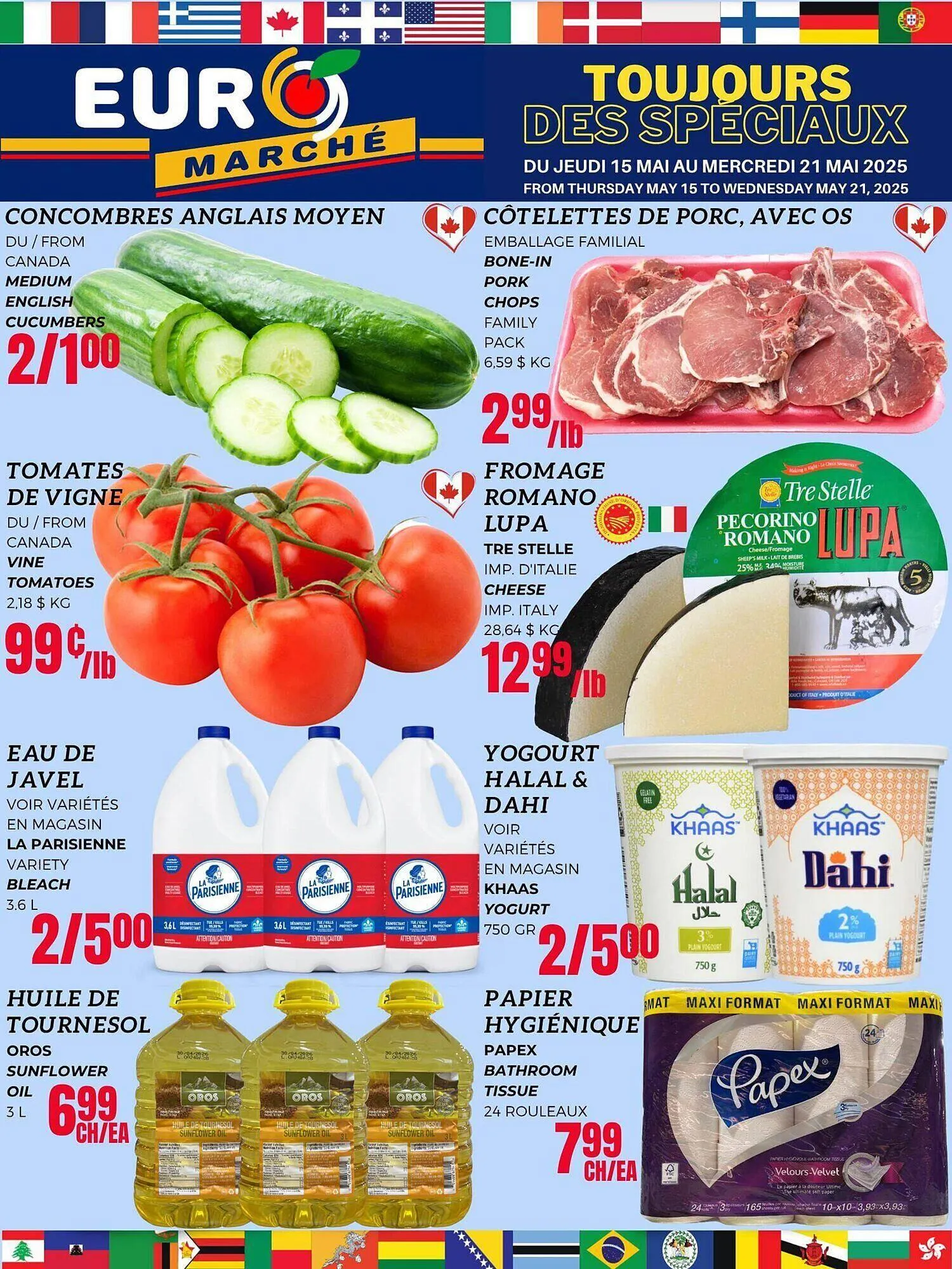 Euromarché flyer from May 15 to May 22 2025 - flyer page 1