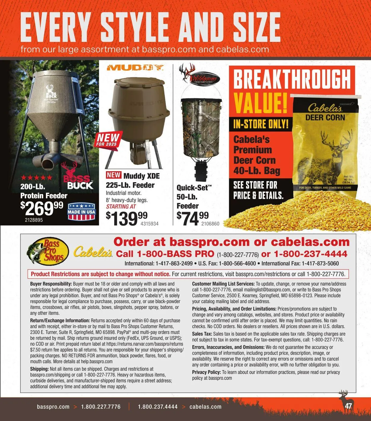 Bass Pro Current flyer from August 28 to September 11 2025 - flyer page 47