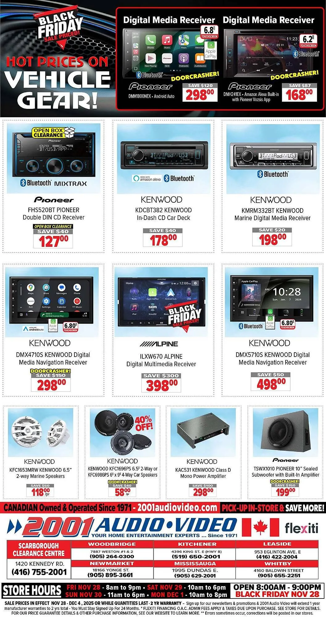 2001 Audio Video flyer from November 28 to December 5 2025 - flyer page 25