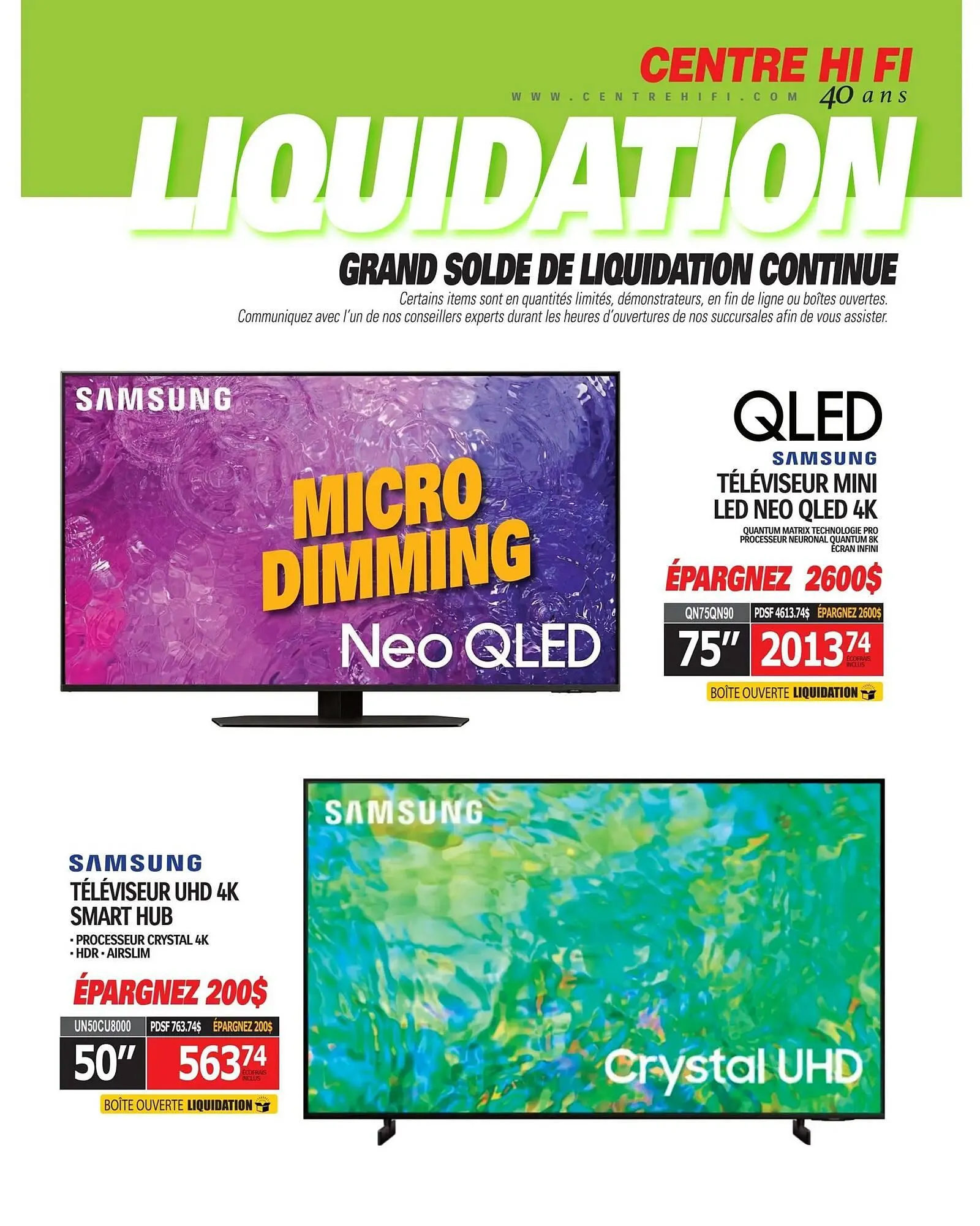 Centre Hi-Fi flyer from August 15 to August 21 2025 - flyer page 72