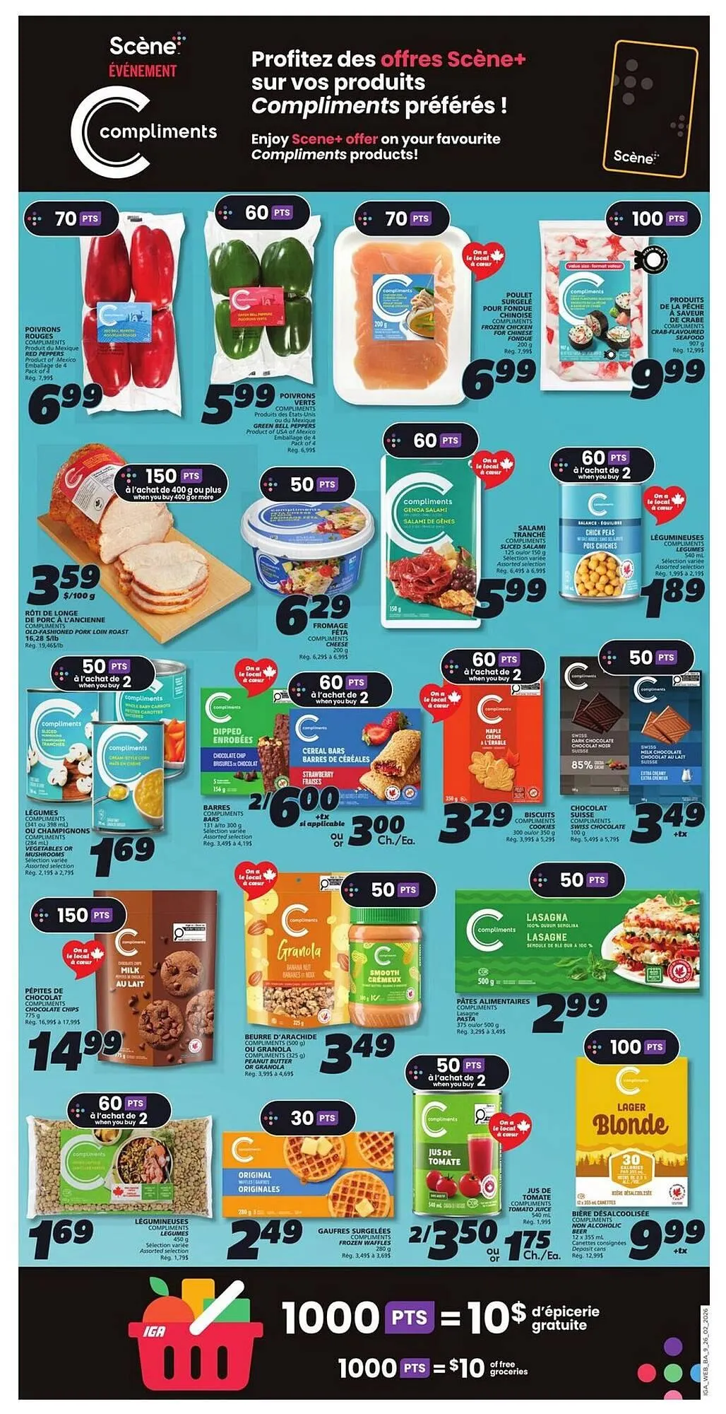 IGA flyer from February 26 to March 4 2026 - flyer page 12
