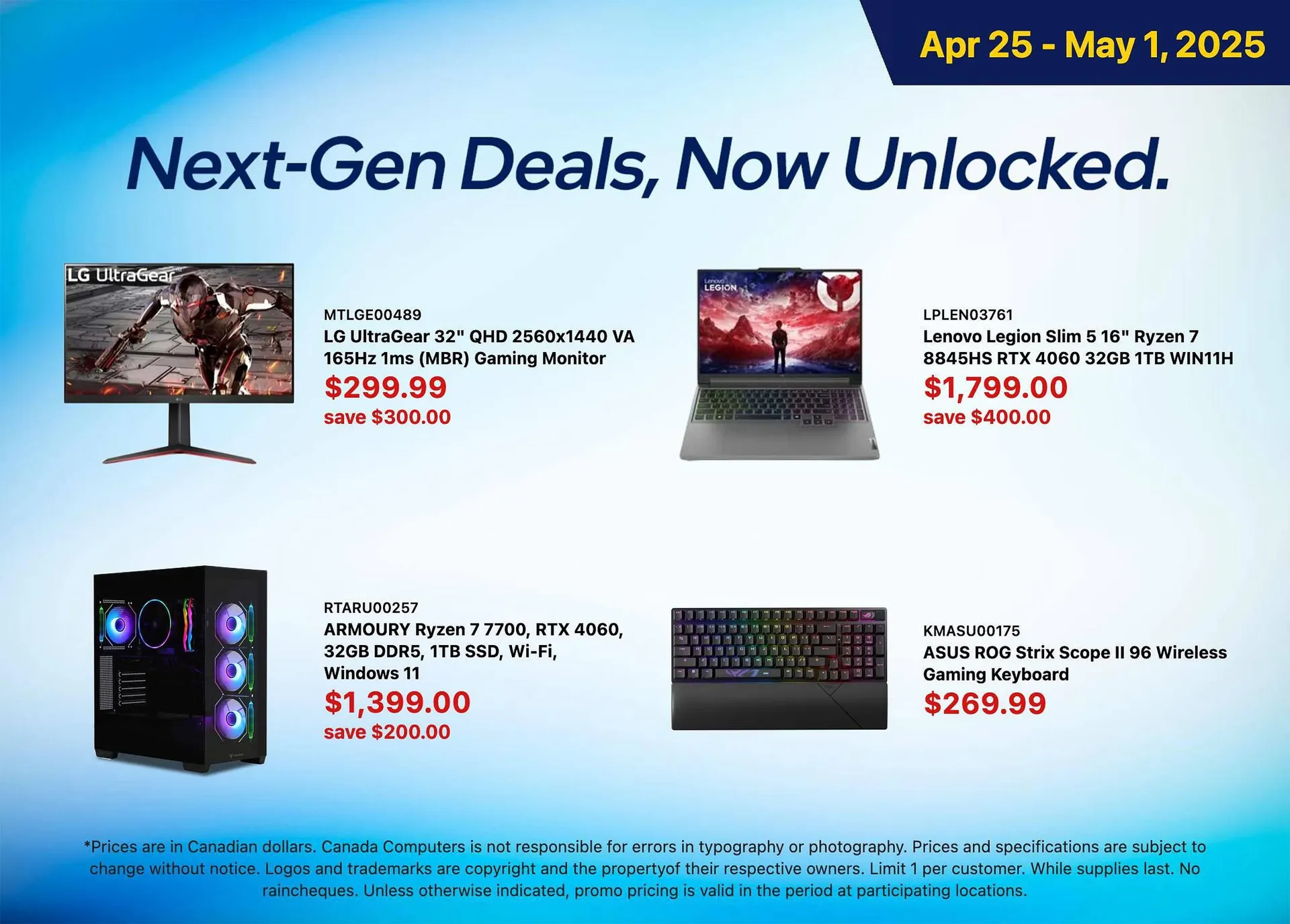 Canada Computers flyer - 1