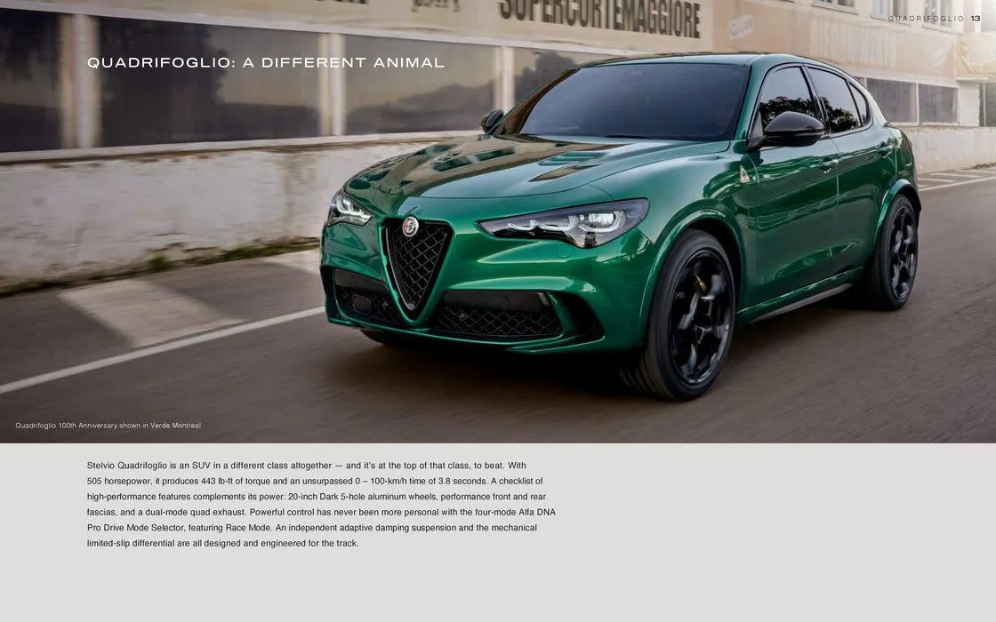 Alfa Romeo 2024 Stelvio from January 9 to January 9 2025 - flyer page 13
