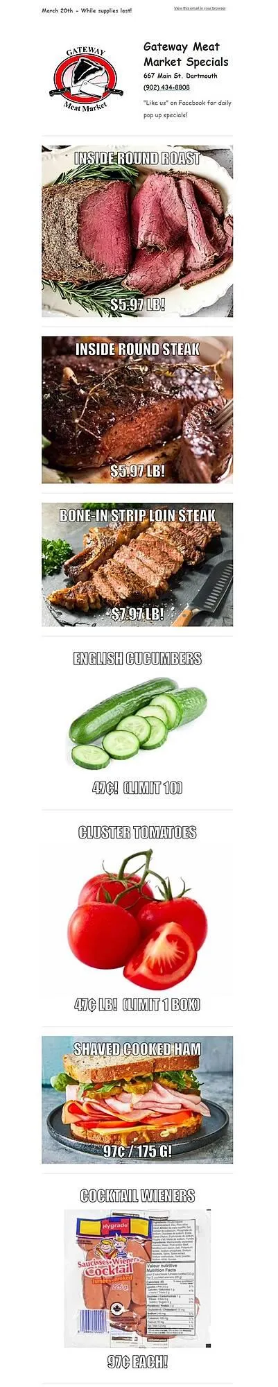 Grocery Gateway flyer - 1