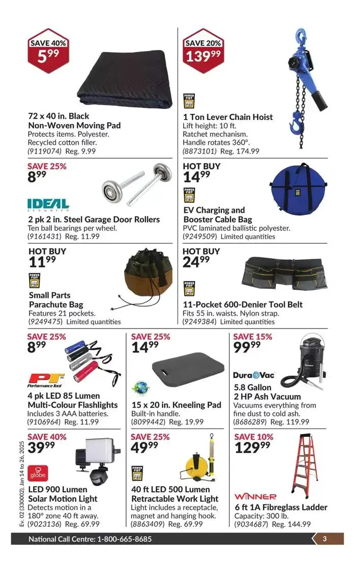National Sale from January 14 to January 26 2025 - flyer page 8