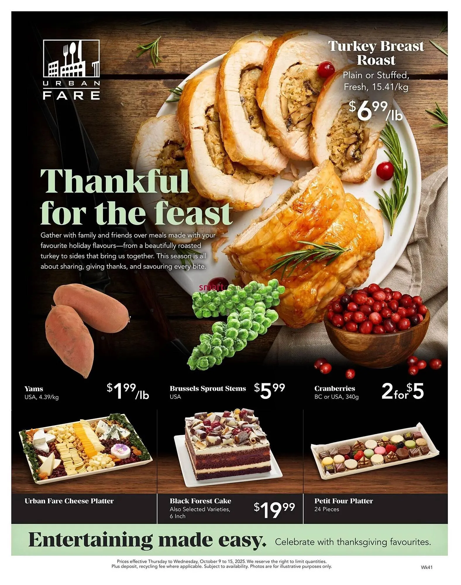 Urban Fare flyer from October 9 to October 22 2025 - flyer page 1