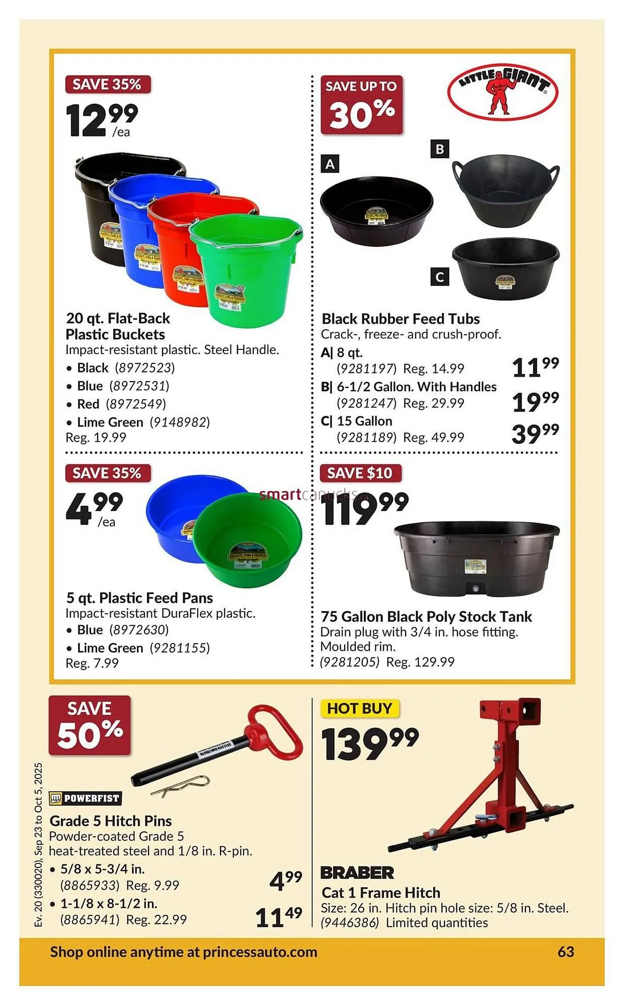 Princess Auto flyer from September 18 to September 24 2025 - flyer page 69