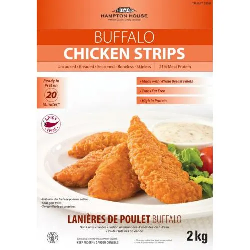HAMPTON HOUSE BUFFALO CHICKEN STRIPS 2Kg