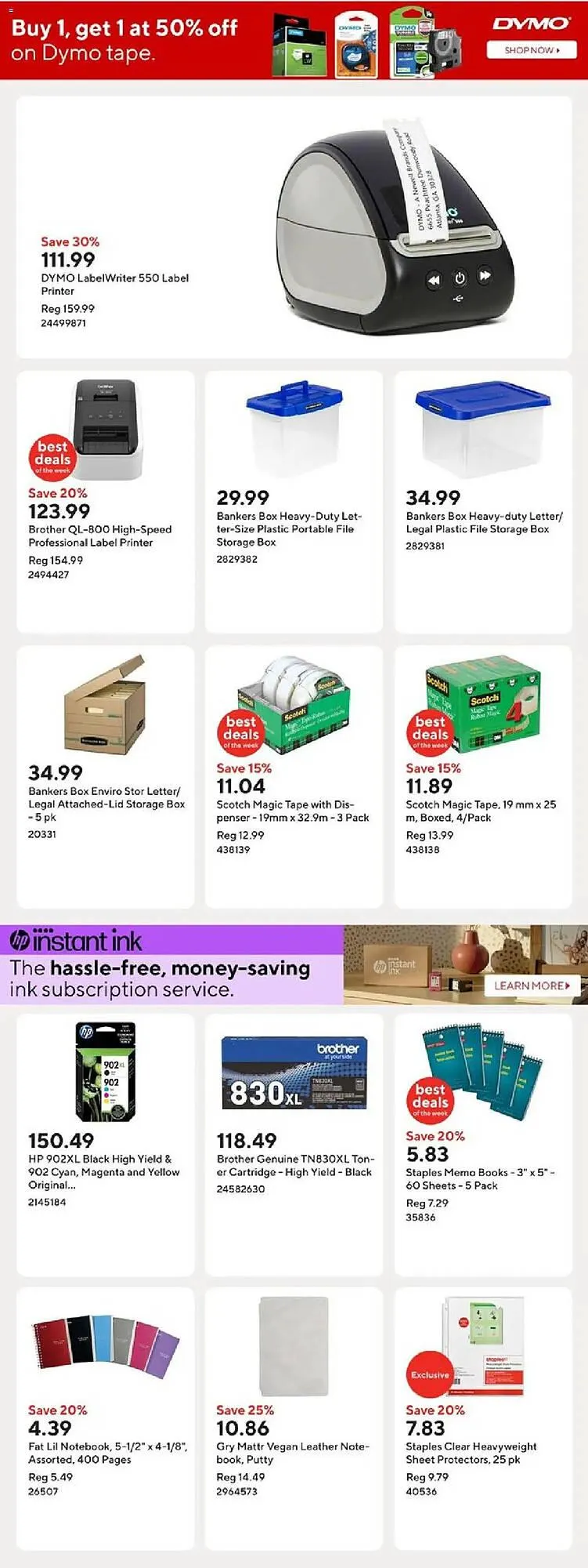 Staples flyer from April 2 to May 8 2025 - flyer page 11