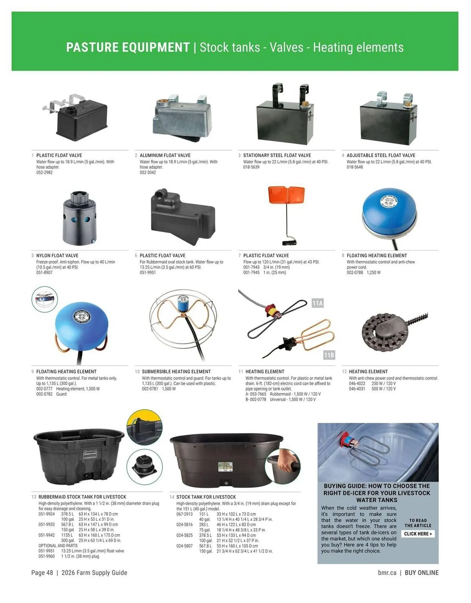 BMR flyer from January 9 to December 31 2026 - flyer page 48