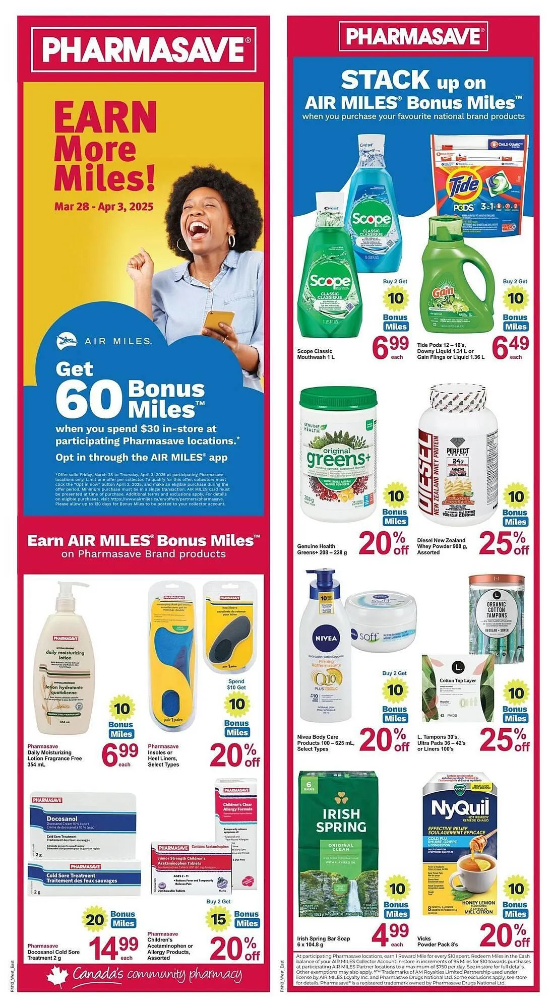 Pharmasave flyer from March 28 to April 10 2025 - flyer page 2