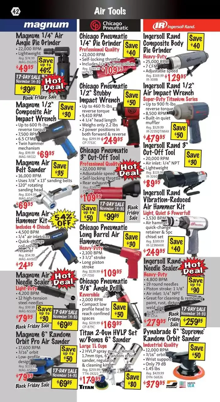KMS Tools November 2024 Black Friday Sale from November 1 to November 15 2024 - flyer page 42