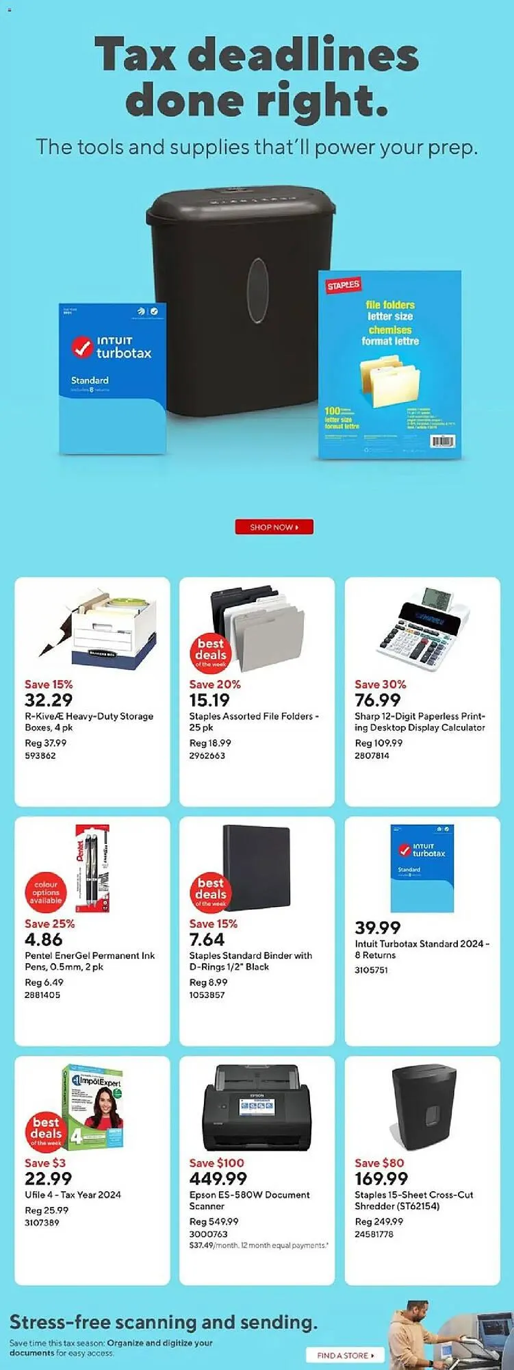 Staples flyer from April 9 to April 15 2025 - flyer page 4