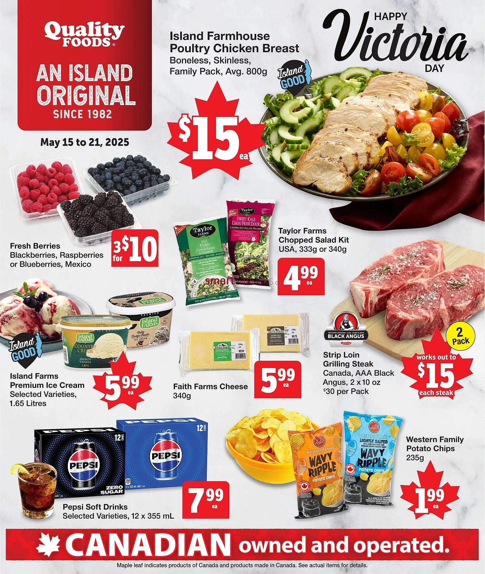 Quality Foods flyer from May 15 to May 21 2025 - flyer page 1
