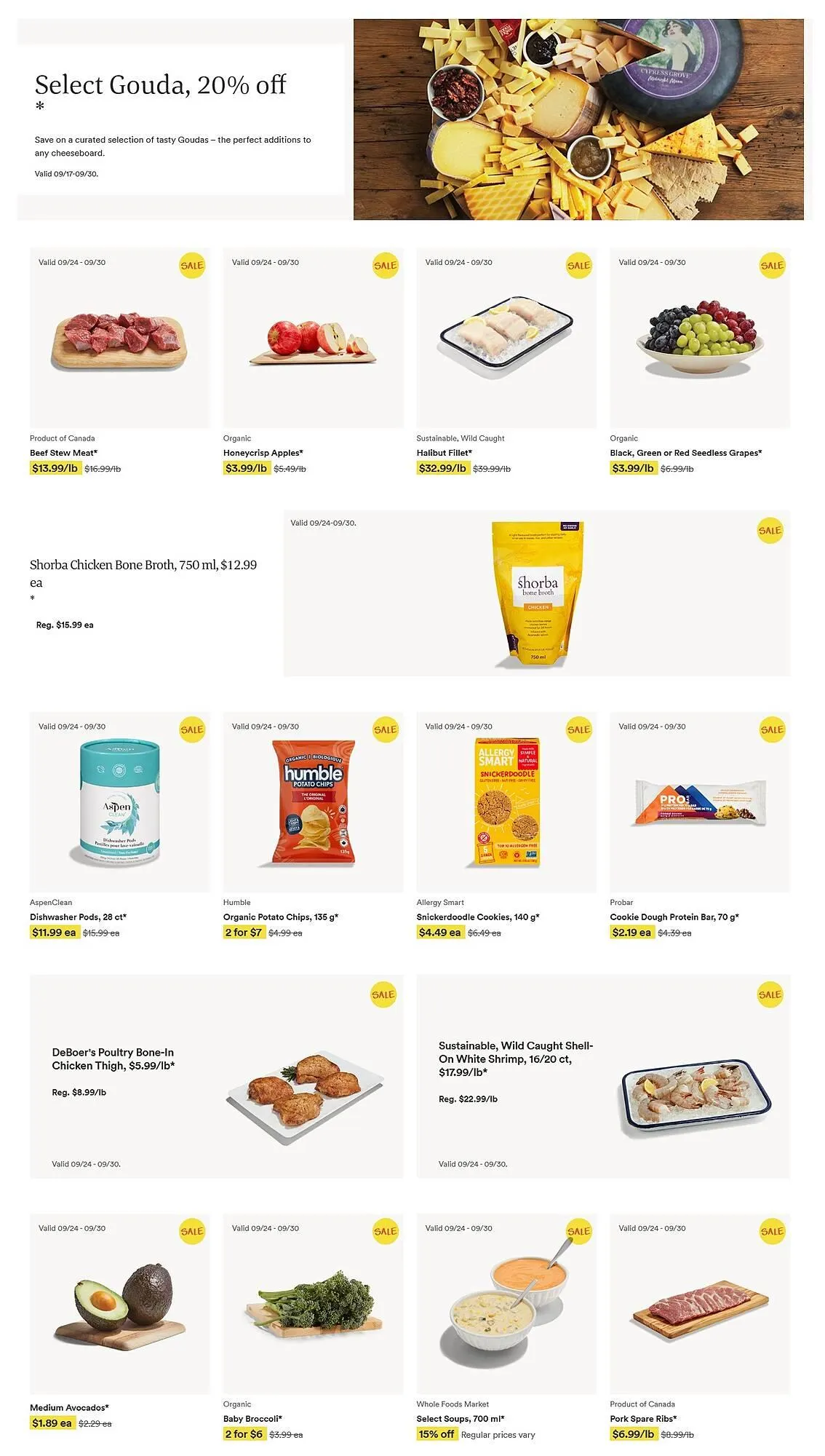 Whole Foods Market flyer from September 25 to October 1 2025 - flyer page 1