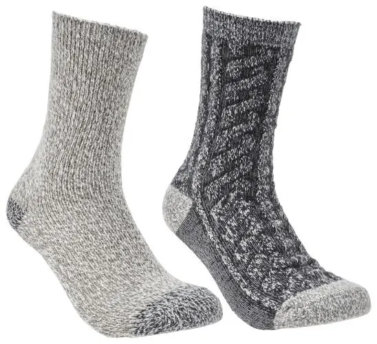 Natural Reflections Cabin Crew Socks for Ladies 2-Pair Pack