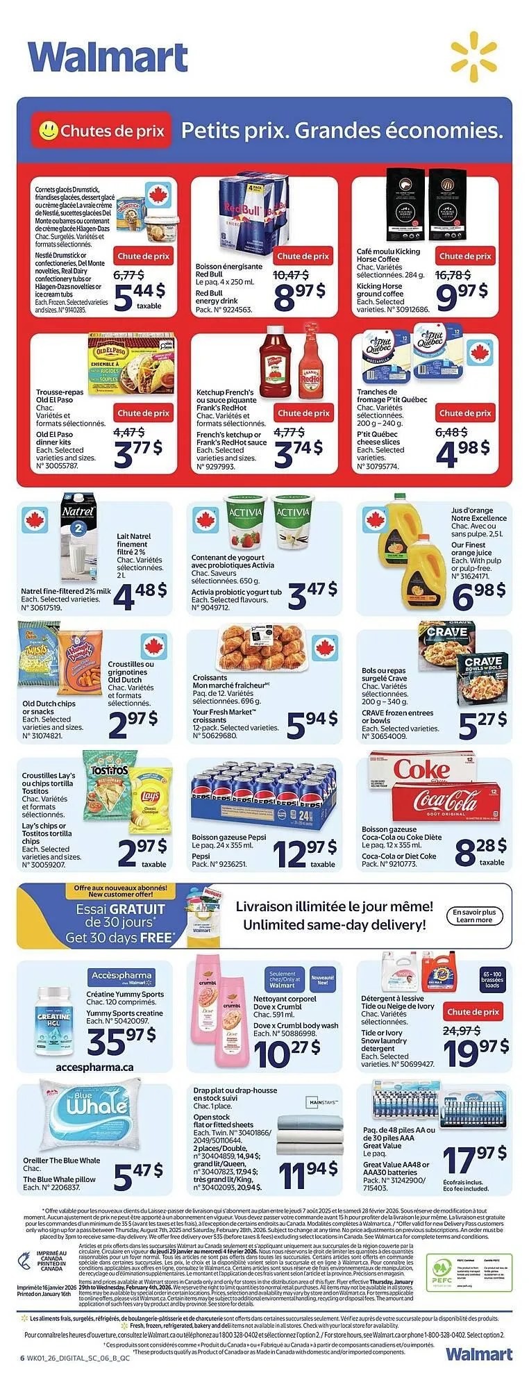 Walmart flyer from January 30 to February 6 2026 - flyer page 2