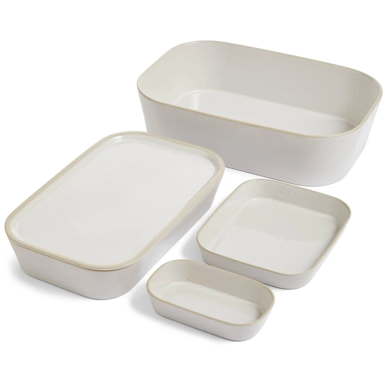 Cook and Serveware White, 5 Piece Set