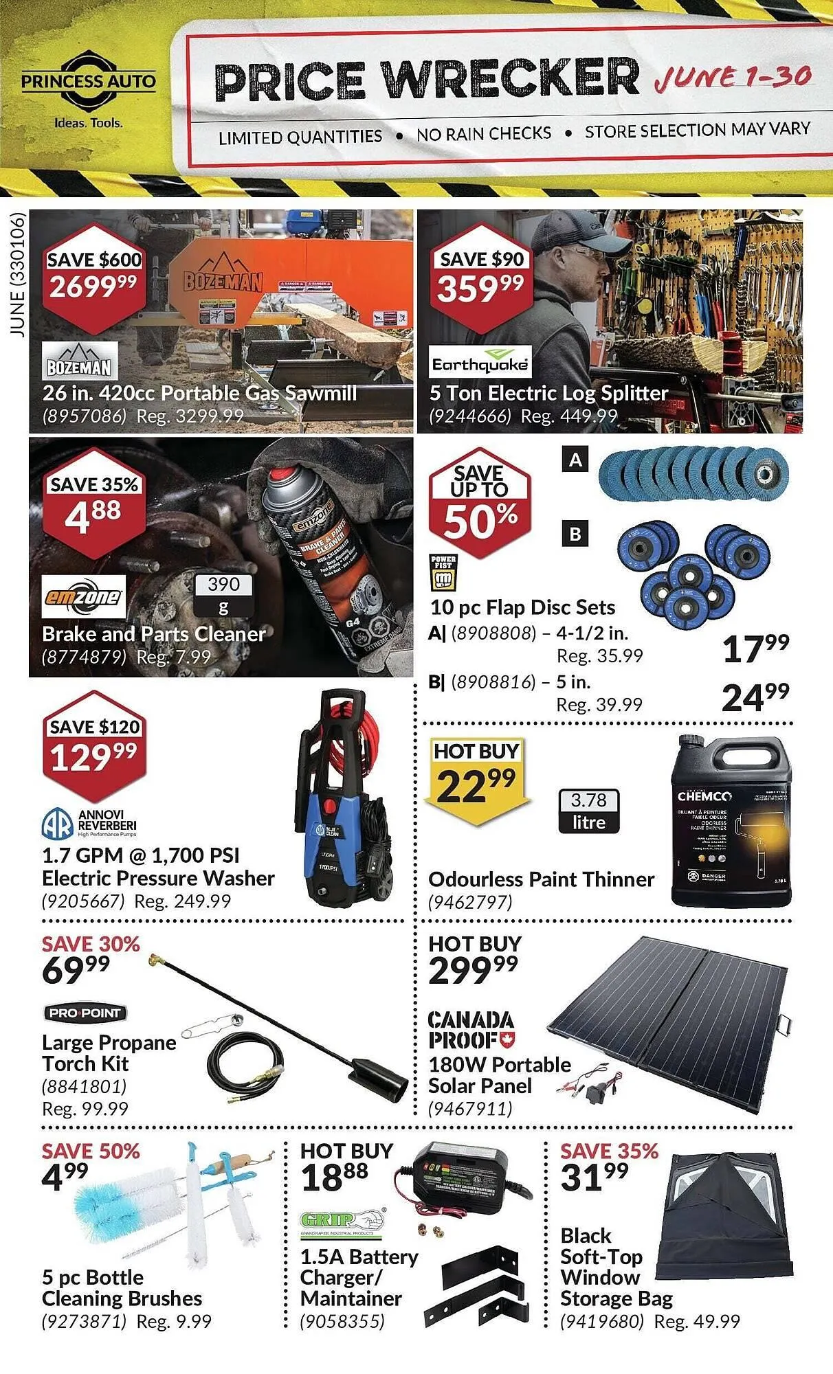 Princess Auto flyer from June 2 to June 16 2025 - flyer page 1