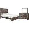 Drystan 5 Piece Queen Panel Bedroom - Multi