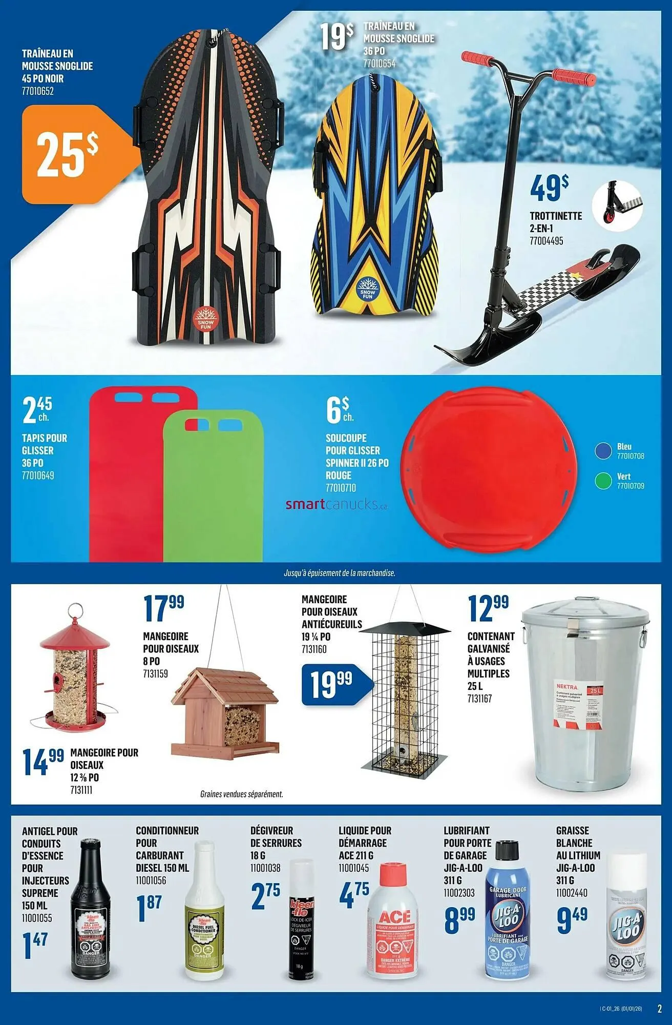 Canac flyer from January 1 to January 7 2026 - flyer page 2
