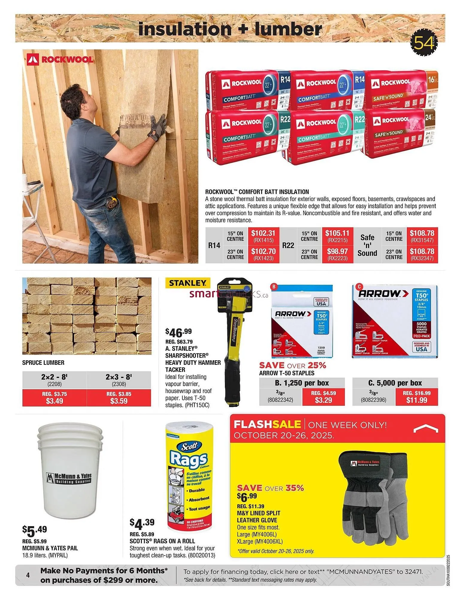 McMunn & Yates Building Supplies flyer from October 9 to October 15 2025 - flyer page 4