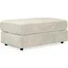 Soletren Oversized Accent Ottoman - Stone