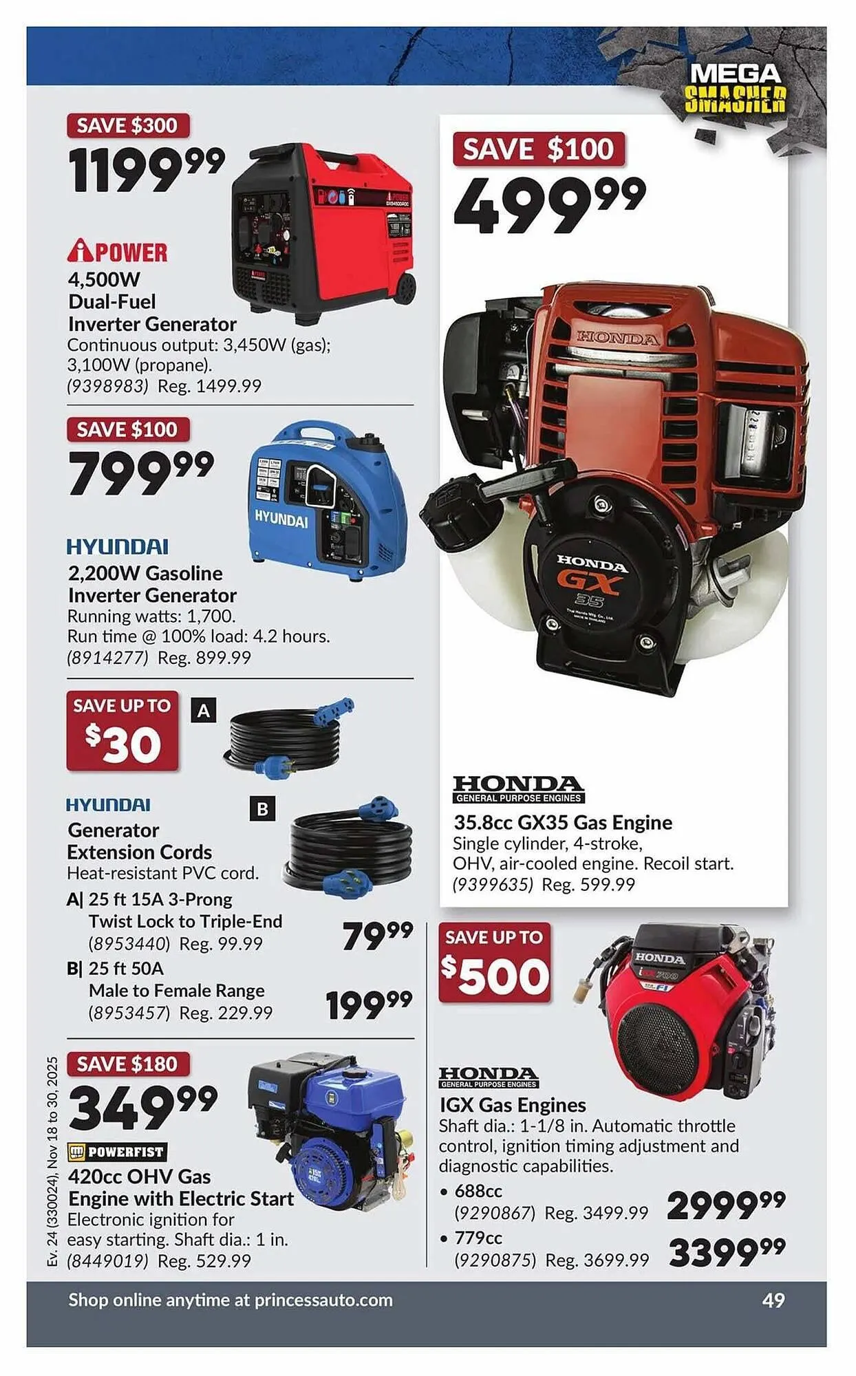 Princess Auto flyer from November 13 to November 20 2025 - flyer page 54