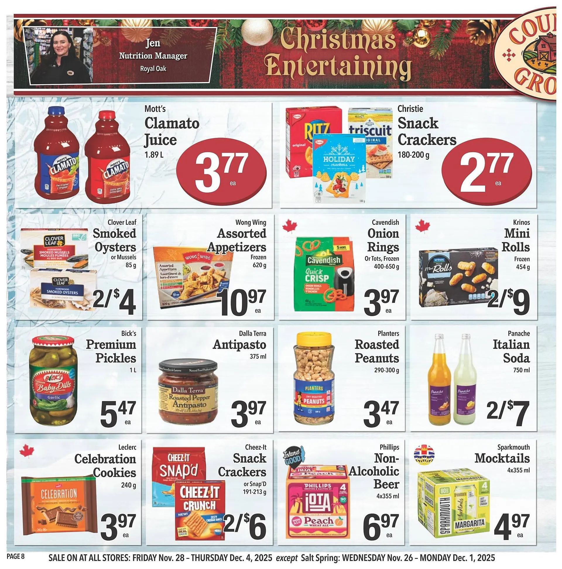 Country Grocer flyer from November 27 to December 3 2025 - flyer page 8