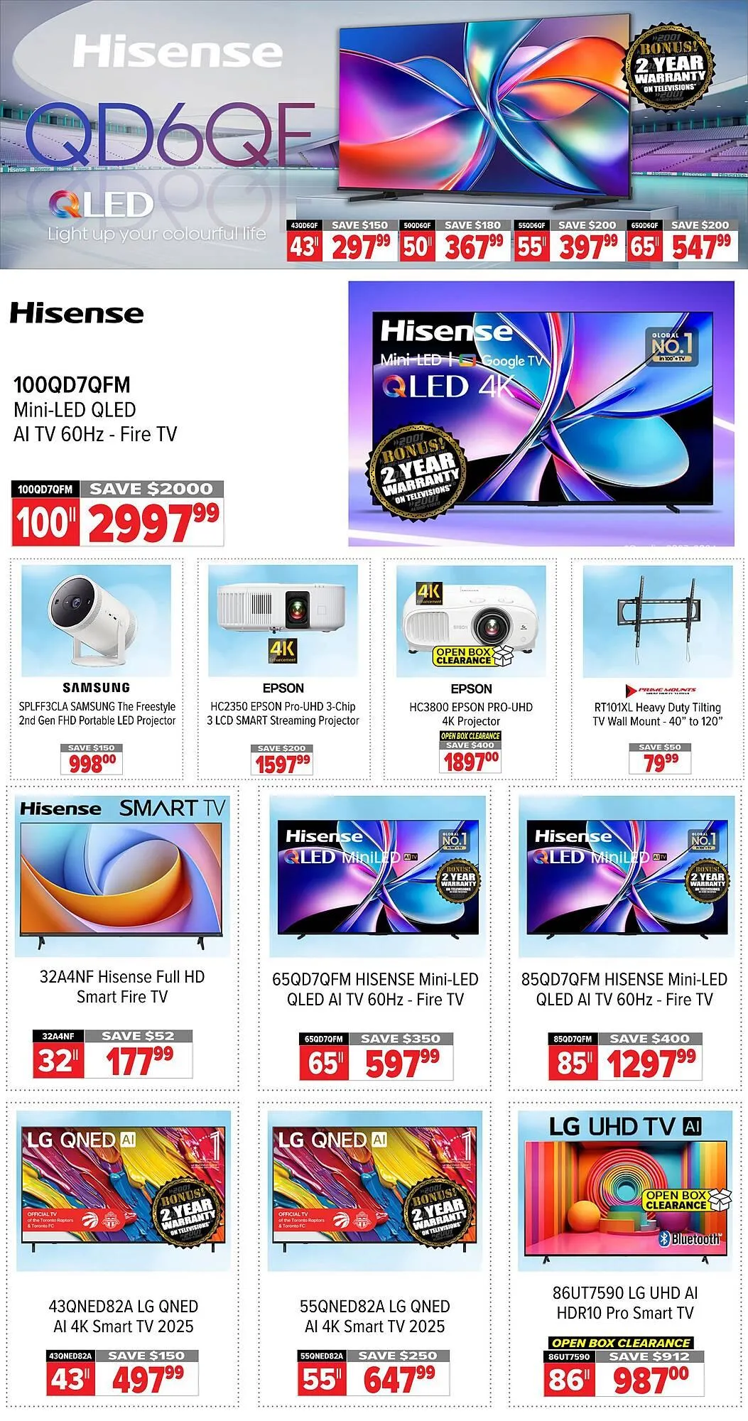 2001 Audio Video flyer from January 16 to January 22 2026 - flyer page 2