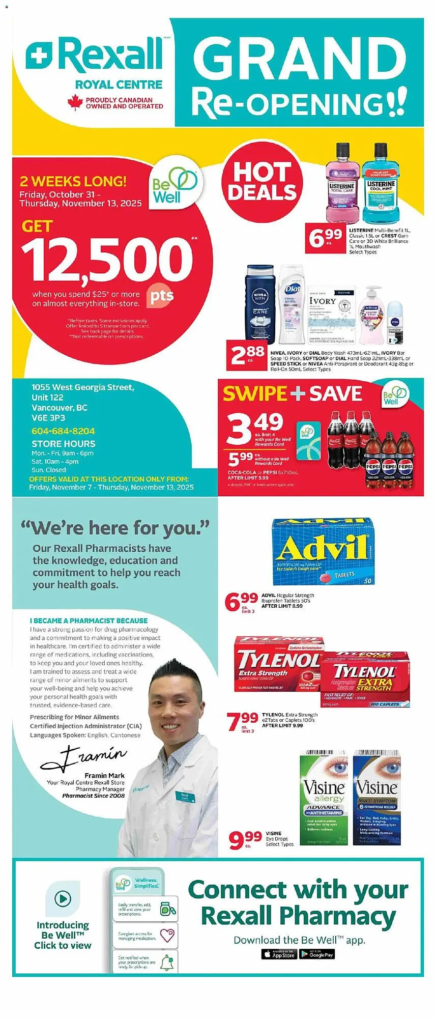 Rexall flyer from November 7 to November 14 2025 - flyer page 1