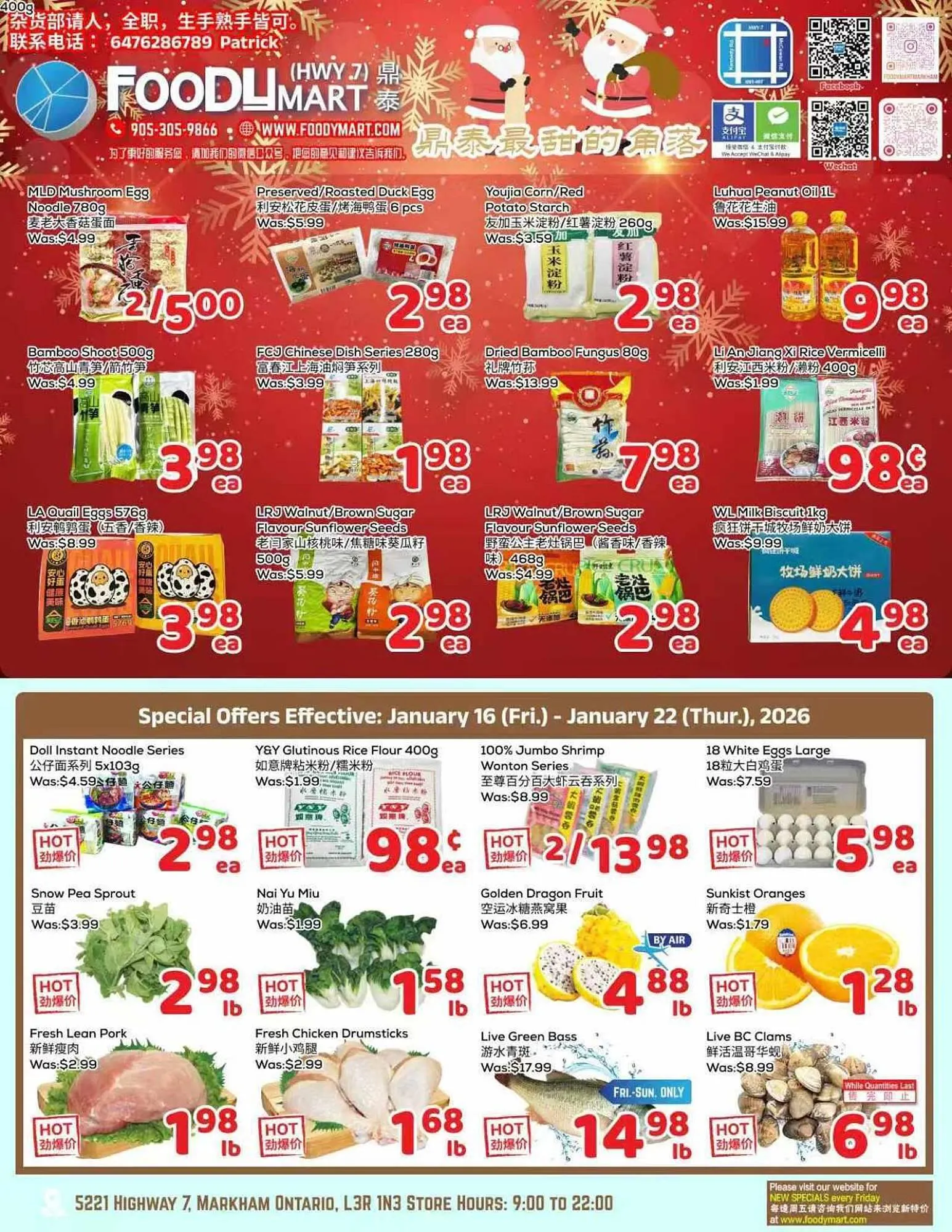 Foody Mart flyer from January 16 to January 22 2026 - flyer page 1