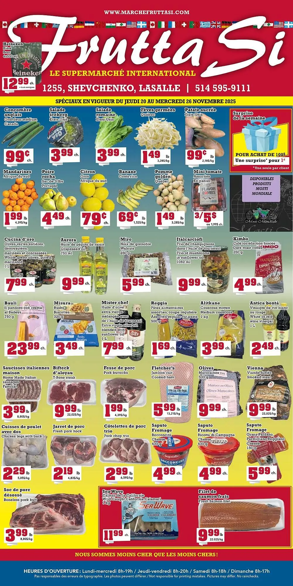 Frutta Si flyer from November 20 to November 26 2025 - flyer page 1
