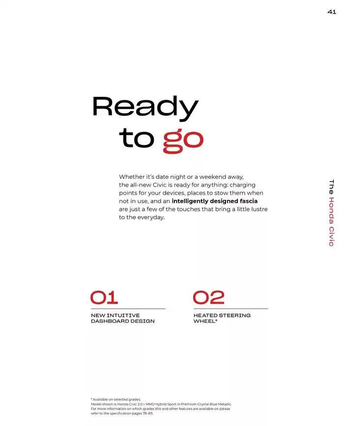Honda Civic from February 28 to February 28 2026 - flyer page 41