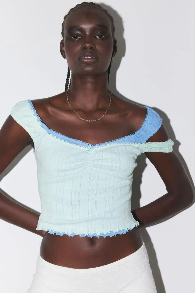 Out From Under Ruched Sweetheart Tank Top