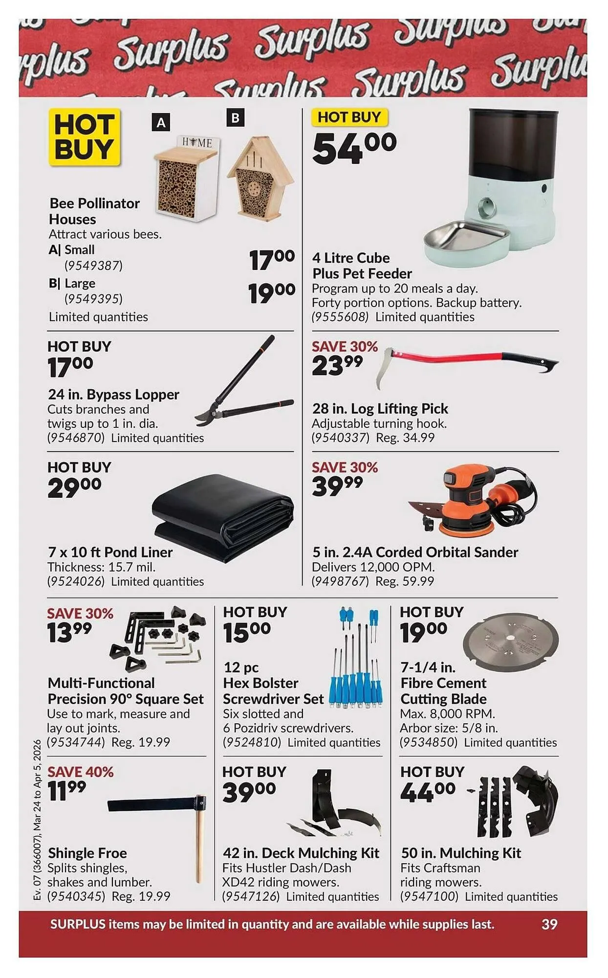 Princess Auto flyer from March 19 to March 26 2026 - flyer page 45