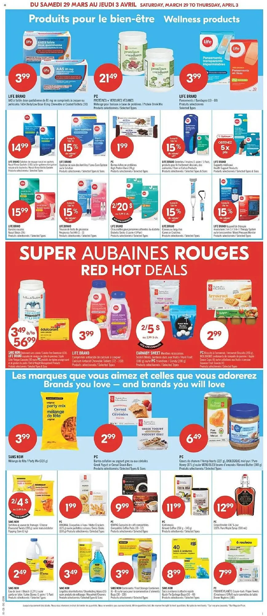 Pharmaprix flyer from March 29 to April 3 2025 - flyer page 12