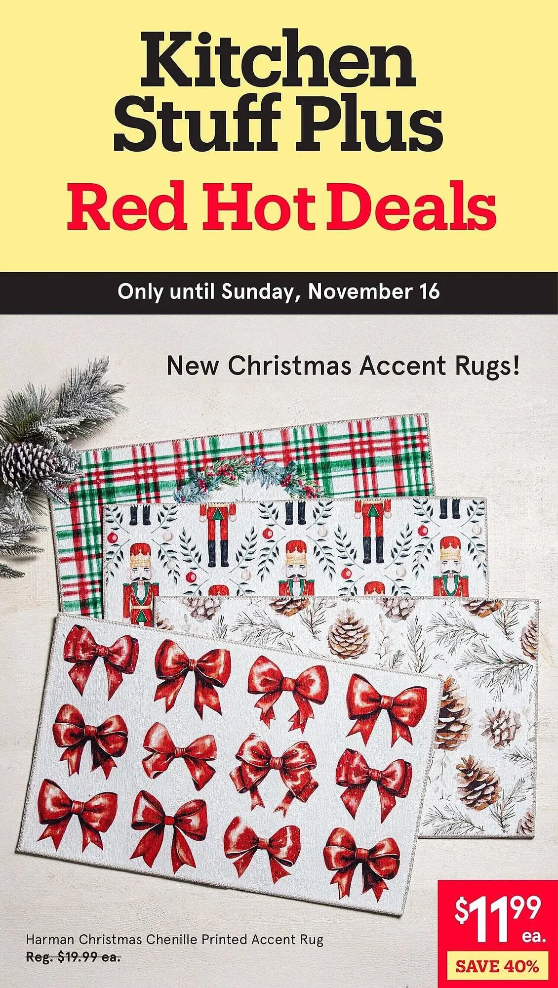 Kitchen Stuff Plus flyer from November 10 to November 17 2025 - flyer page 1