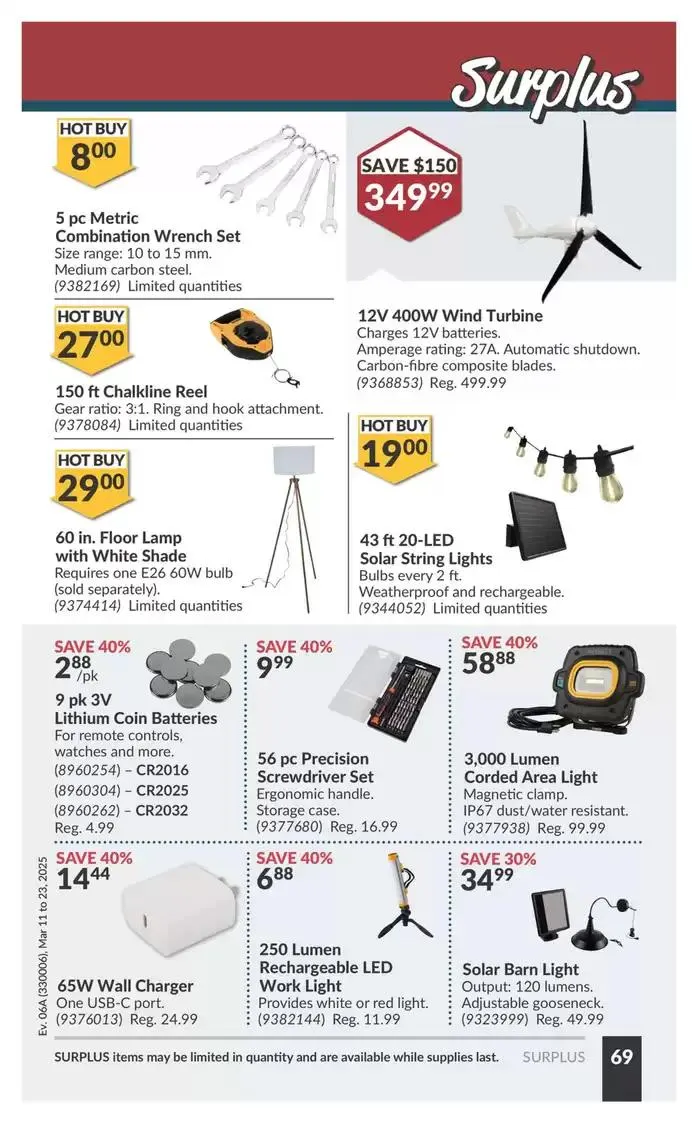 National Sale from March 11 to March 23 2025 - flyer page 74