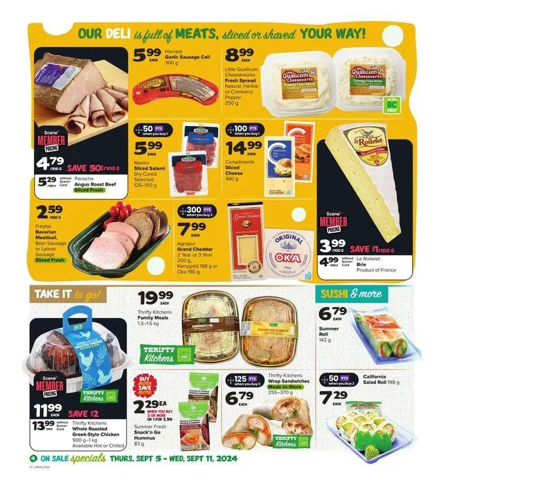 Current special promotions from September 5 to September 11 2024 - flyer page 5