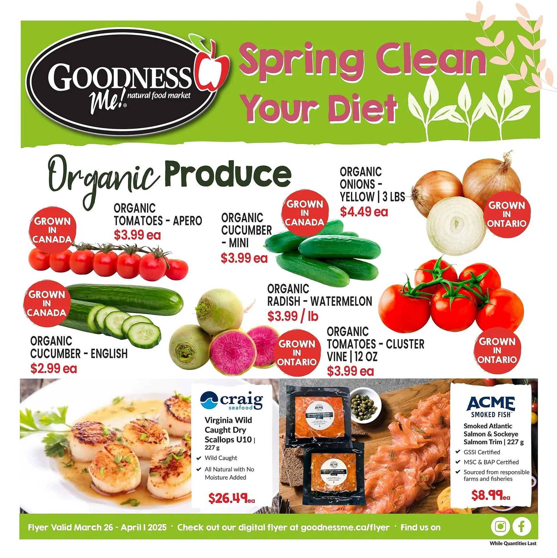 Goodness Me flyer - 1
