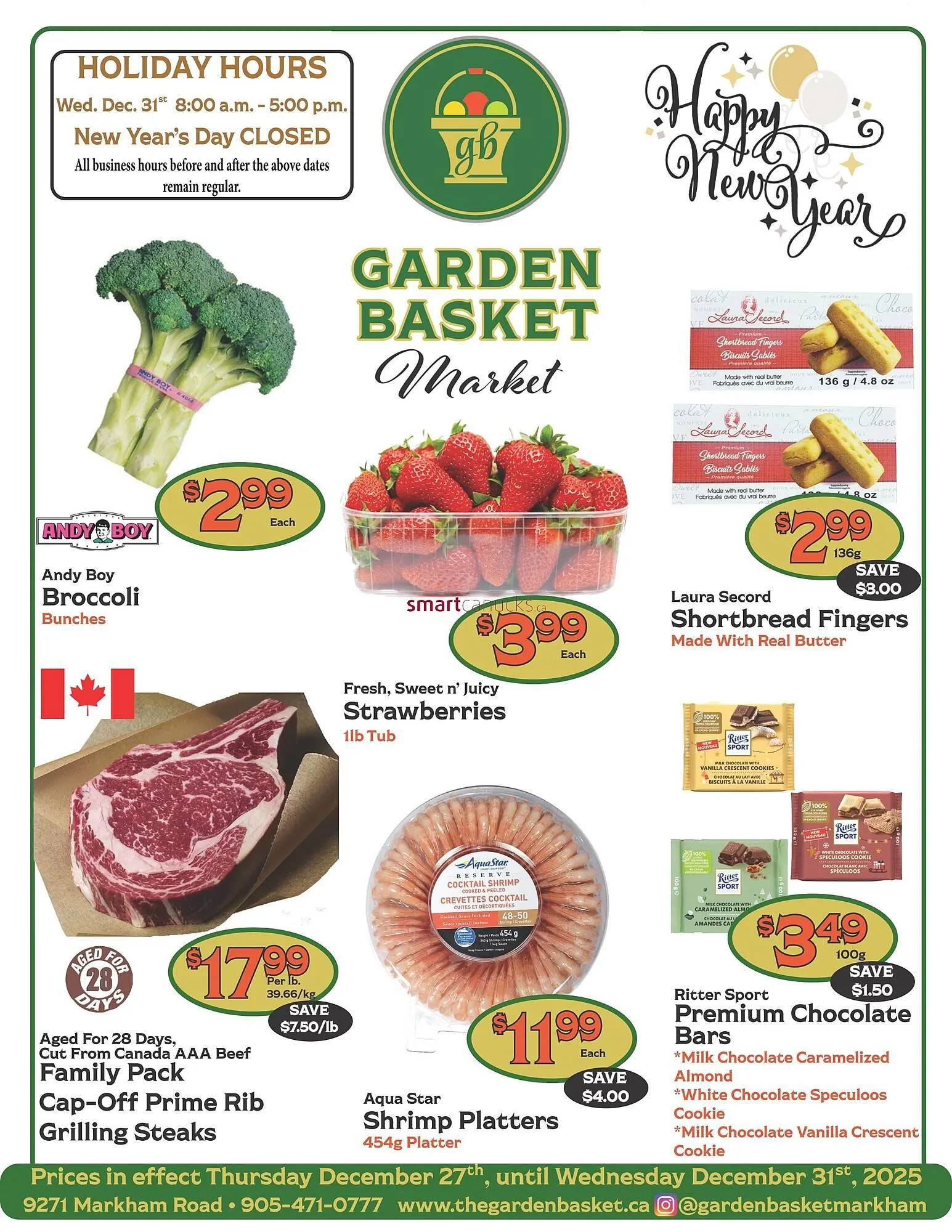 The Garden Basket flyer from December 27 to December 31 2025 - flyer page 1