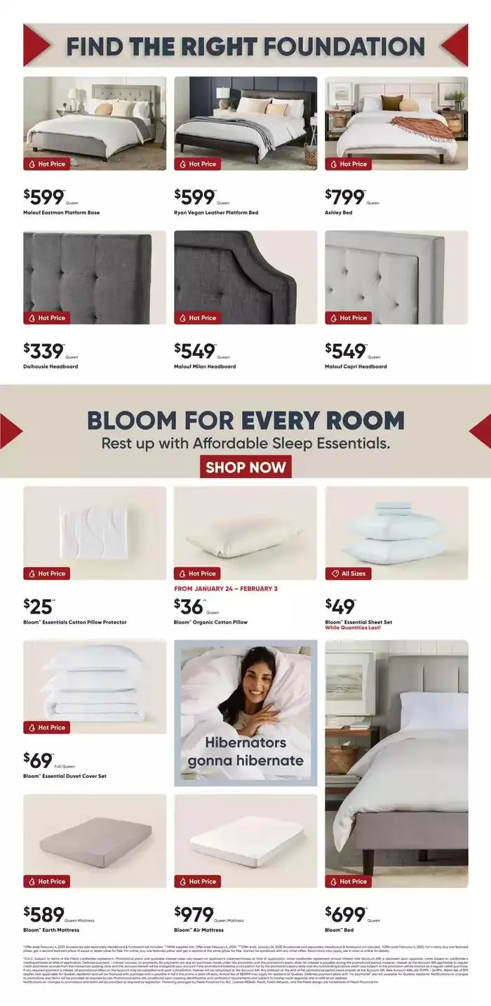 Sleep Cozy Event from January 20 to January 26 2025 - flyer page 4