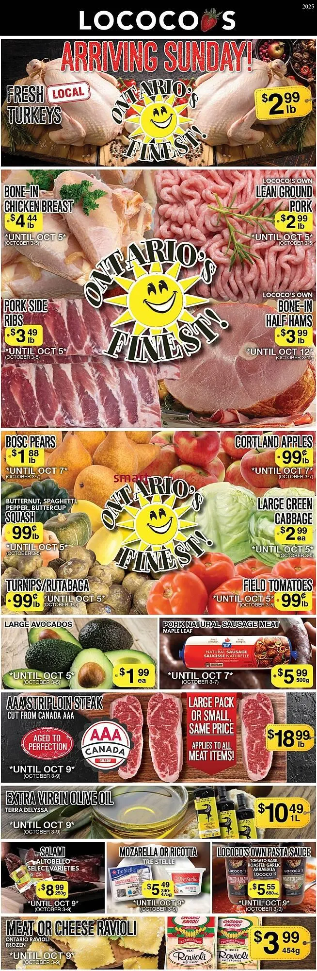 Lococo's flyer from October 3 to October 9 2025 - flyer page 1