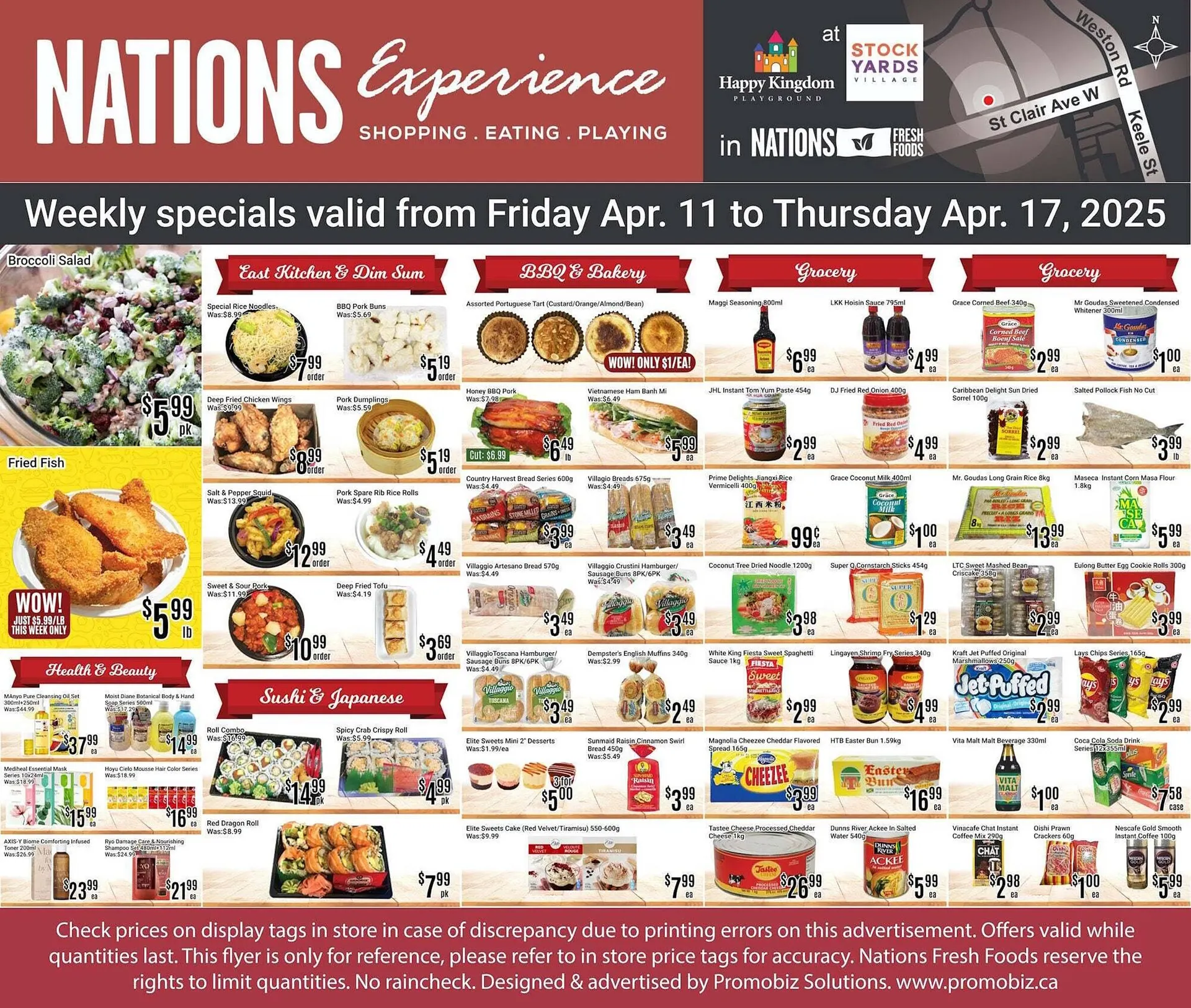 Nations Fresh Foods flyer from April 11 to April 17 2025 - flyer page 1