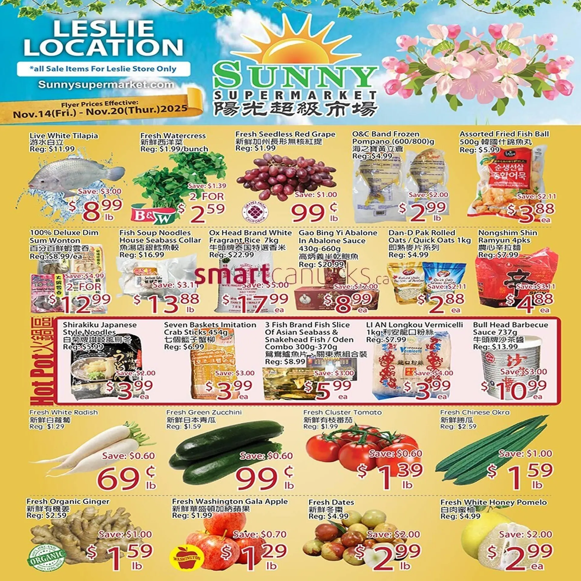 Sunny Food Mart flyer from November 13 to December 10 2025 - flyer page 1