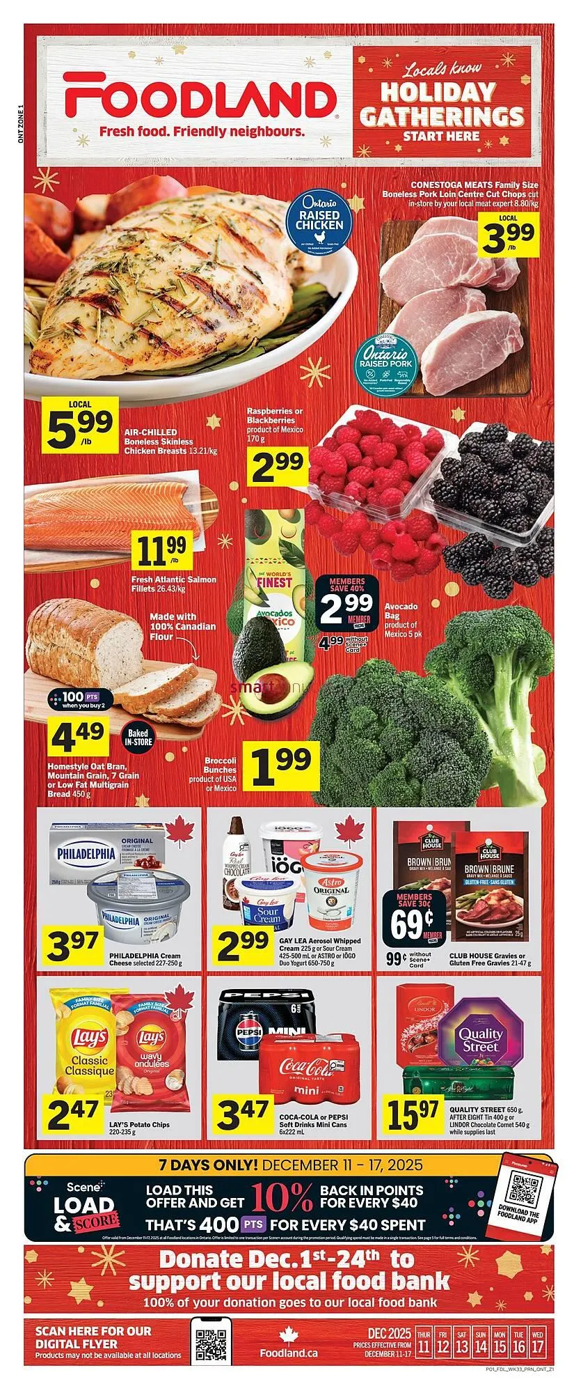 Foodland flyer from December 11 to December 17 2025 - flyer page 1