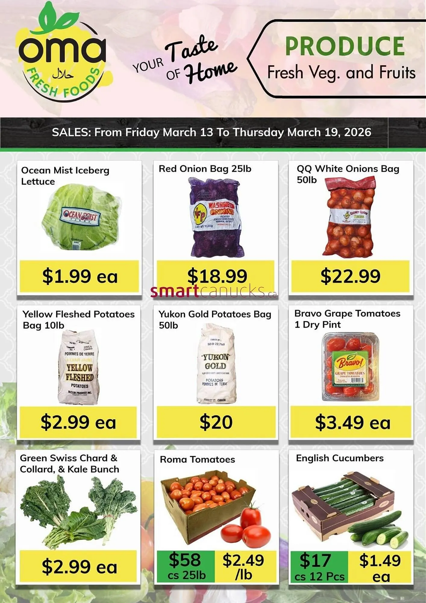 Oma Fresh Foods flyer from March 13 to March 19 2026 - flyer page 8