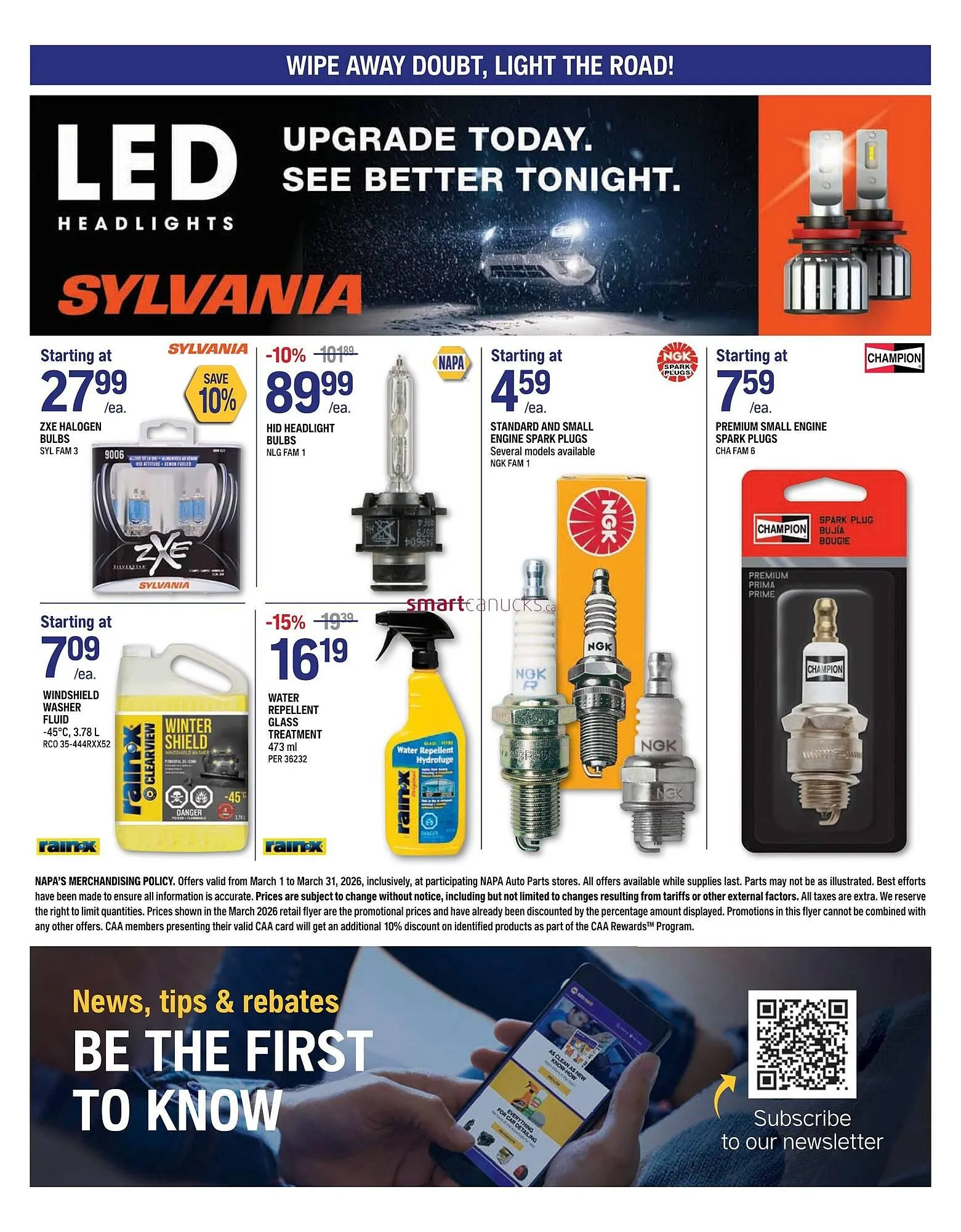 NAPA Auto Parts flyer from March 1 to March 31 2026 - flyer page 8